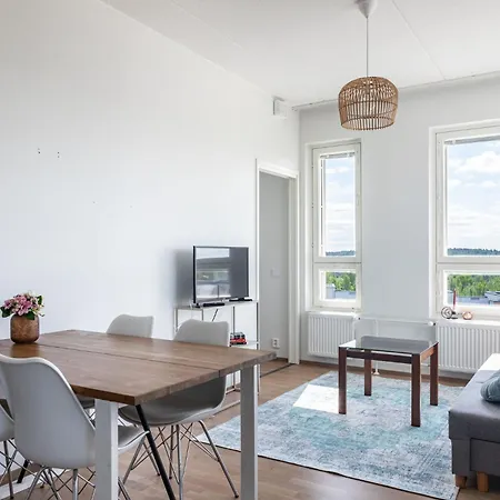 Appartement Floor 1br With Balcony & Air Con Next To Railway Station Lahti