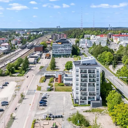 Floor 1br With Balcony & Air Con Next To Railway Station Appartement Lahti